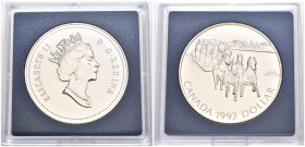 Canada - One Dollar 1992 - 175° anniversario della diligenza di Kingston - Ag .925 - KM#210 - in confezione di zecca

SPEDIZIONE IN TUTTO IL MONDO -...