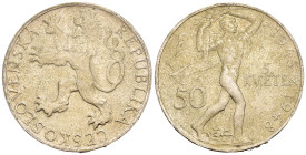 Cecoslovacchia - 50 Korun 1948 - 3° Anniversario della Rivolta di Praga - Ag .500 - KM#25

SPEDIZIONE SOLO IN ITALIA - SHIPPING ONLY IN ITALY

m B...