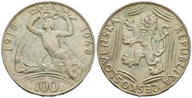 Cecoslovacchia - 100 Korun 1948 - 30° Anniversario dell'Indipendenza - Ag .500 - KM#27

SPEDIZIONE SOLO IN ITALIA - SHIPPING ONLY IN ITALY

qFDC