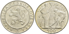 Cecoslovacchia - 100 Korun 1955 - 10° anniversario della liberazione dalla Germania - Ag .900 - KM#45

SPEDIZIONE IN TUTTO IL MONDO - WORLDWIDE SHIP...