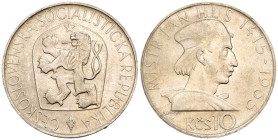 Cecoslovacchia - 10 Korun 1965 - 550 anni dalla morte di Jan Hus - Ag .500 - KM#58

SPEDIZIONE IN TUTTO IL MONDO - WORLDWIDE SHIPPING

SPL
