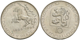 Cecoslovacchia - 10 Korun 1968 - Centenario del Teatro Nazionale di Praga - Ag .500 - KM#63

SPEDIZIONE IN TUTTO IL MONDO - WORLDWIDE SHIPPING

FD...