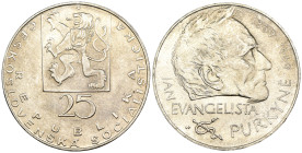 Cecoslovacchia - 25 Korun 1969 - 100° anniversario della morte di J. E. Purkyne - Ag .500 - KM#66

SPEDIZIONE IN TUTTO IL MONDO - WORLDWIDE SHIPPING...