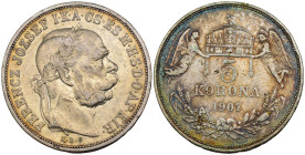 Ungheria - Franz Joseph I (1848-1916) - 5 Korona 1907 - Ag - KM#488

SPEDIZIONE SOLO IN ITALIA - SHIPPING ONLY IN ITALY

BB