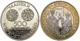 Ungheria - 500 Forint 1988 - 950° anniversario della morte del re Szent István - Ag .900 - KM#662

SPEDIZIONE IN TUTTO IL MONDO - WORLDWIDE SHIPPING...