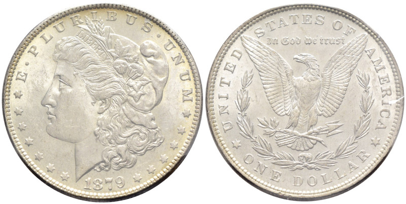 USA - One "Morgan" Dollar 1879 - Mint: Philadelphia - Ag .900 - KM#110 - Perizia...