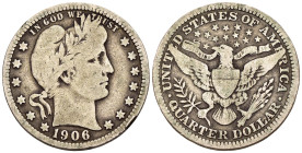 USA - "Barber Quarter" Dollar 1906 - Ag .900 - KM#114

SPEDIZIONE SOLO IN ITALIA - SHIPPING ONLY IN ITALY

MB