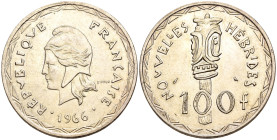 Vanuatu (Nuove Ebridi) - 100 Francs 1966 - Ag .835 - KM#1

SPEDIZIONE IN TUTTO IL MONDO - WORLDWIDE SHIPPING

SPL/qFDC