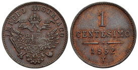 Venezia - Impero Austriaco - Francesco Giuseppe I d'Asburgo Lorena (1848-1866) - 1 Centesimo 2° tipo 1852 - Cu, rame rosso - Gigante 41

SPEDIZIONE ...