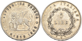 Venezia - Governo Provvisorio (1848-1849) - 5 Lire 1° Tipo 1848 - Ag - Gigante 2

SPEDIZIONE SOLO IN ITALIA - SHIPPING ONLY IN ITALY

BB