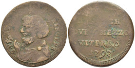 Viterbo - Stato Pontificio - Pio VI (1775-1799) - Sampietrino da Baiocchi Due e Mezzo 1797 - Cu - gr. 11,81 - RRRR - ESTREMAMENTE RARA - MIR 3021/3
...