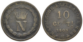 Re d'Italia (1805-1814) - 10 Centesimi 1809 - Mi - Gigante 198

SPEDIZIONE SOLO IN ITALIA - SHIPPING ONLY IN ITALY

qBB