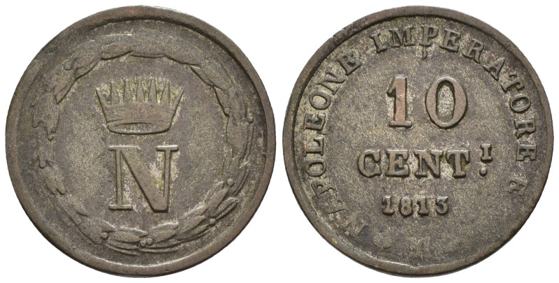 Re d'Italia (1805-1814) - 10 Centesimi 1813 Milano - Mi - Gigante 202

SPEDIZI...