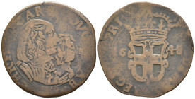 Carlo Emanuele II (1638-1675) Reggenza della madre (1638-1648) - 5 Soldi 1648 - Mi - gr. 5,06 - Cudazzo 872b

SPEDIZIONE SOLO IN ITALIA - SHIPPING O...