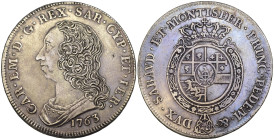 Carlo Emanuele III (1730-1773) - Scudo Nuovo da 6 Lire 1763 - Ag - RARO - Cudazzo 1056g 

SPEDIZIONE SOLO IN ITALIA - SHIPPING ONLY IN ITALY

SPL