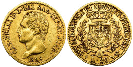Carlo Felice (1821-1831) - 20 Lire 1828 Torino - Au .900 - R/ L in losanga e testina d'aquila - Gigante 29

SPEDIZIONE SOLO IN ITALIA - SHIPPING ONL...