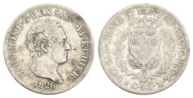 Carlo Felice (1821-1831) - 50 Centesimi 1826 Torino - Ag - Gigante 89

SPEDIZIONE SOLO IN ITALIA - SHIPPING ONLY IN ITALY

MB/BB