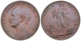 Vittorio Emanuele III (1900-1943) - 2 Centesimi Italia su Prora 1911 - Cu, tracce di rame rosso - Gigante 301

SPEDIZIONE SOLO IN ITALIA - SHIPPING ...