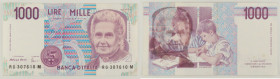 Repubblica Italiana - banconota 1.000 Lire Maria Montessori 1998 - Mancanza di colore e doppia stampa al retro- Gigante BI 58G

SPEDIZIONE IN TUTTO ...