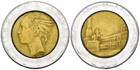 Repubblica Italiana - 500 Lire Bicolore Bimetallico 1987 - Tondello esterno coniato solo parzialmente

SPEDIZIONE IN TUTTO IL MONDO - WORLDWIDE SHIP...