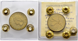 Repubblica Italiana - 20 Lire Ramo di Quercia 1970 - Ba - R/ "P" anziché "R" - Gigante 197a - Perizia Raponi FDC

SPEDIZIONE IN TUTTO IL MONDO - WOR...