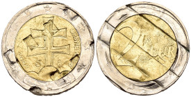 Slovacchia - 2 Euro 2009 - Bimetallico - Annullo a binario di obliteratrice di zecca.

SPEDIZIONE IN TUTTO IL MONDO - WORLDWIDE SHIPPING