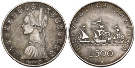 FALSO - Repubblica Italiana - 500 Lire Caravelle controverto 1957 - PROVA - gr. 10,78

SPEDIZIONE IN TUTTO IL MONDO - WORLDWIDE SHIPPING