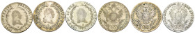 Austria - Impero Austriaco - Lotto di 3 monete: 20 Kreuzers 1808 D Mint: Salisburgo Ag .583 KM#2141 - 20 Kreuzers 1806 B Mint: Kremnica Ag .583 KM#214...