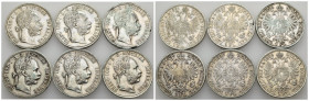Austria - Lotto di 6 monete da 1 Florin anni vari Ag KM#2222

SPEDIZIONE SOLO IN ITALIA - SHIPPING ONLY IN ITALY
