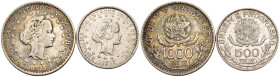 Brasile - Lotto di 2 monete: 500 Réis 1913 A Mint: Berlino Ag .900 KM#512 - 1000 Réis 1913 A Mint: Berlino Ag .900 KM#513

SPEDIZIONE SOLO IN ITALIA...