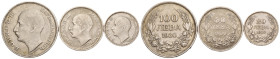 Bulgaria - Boris III (1918-1943) - Lotto di 3 monete: 100 Leva 1930 Ag .500 KM#43 - 50 Leva 1930 Ag .500 KM#42 - 20 Leva 1930 Ag .500 KM#41

SPEDIZI...