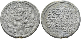 Eugenio IV (1431-1447) - Bolla del Concilio di Basilea (1431-1449) - R/SACRO.SCA.GENERALIS.SINODVS.BASILIENSIS - Pb - gr. 46,38 - 39,93mm

SPEDIZION...