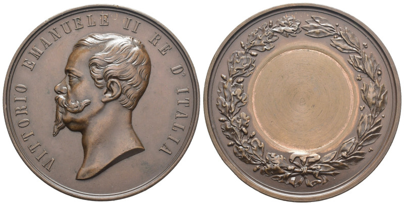 Regno d'Italia - Vittorio Emanuele II (1861-1878) - Medaglia Premio - gr. 69,20 ...