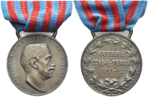 Regno d'Italia - Vittorio Emanuele III (1900-1943) - Medaglia 1912 - commemorativa della guerra italo-turca 1911-1912 - Ag - gr. 16,87 - 31,91 mm - co...