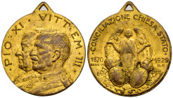 Regno d'Italia - Vittorio Emanuele III (1900-1943) - Medaglia 1929 - Conciliazione Chiesa e Stato - AE - gr. 6 - 25 mm

SPEDIZIONE SOLO IN ITALIA - ...