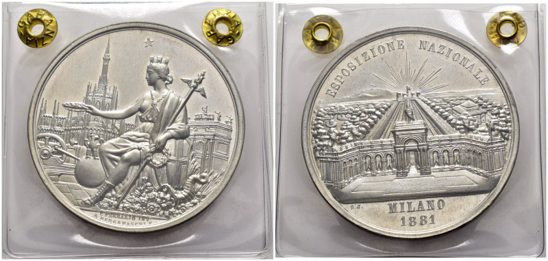 Milano - Medaglia 1881 - Esposizione Nazionale Milano - Ag - 47 mm

SPEDIZIONE...