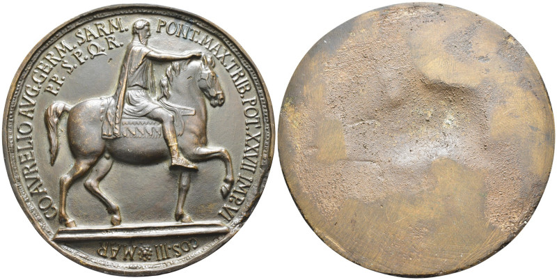Roma - Medaglia Uniface - Statua Equestre di Marco Aurelio - gr 250 - 91mm

SP...
