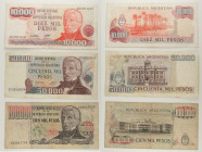 Argentina - Lotto di 3 banconote: 10.000 Pesos ND (1979-1980) P#306a(3) - 50.000 Pesos ND (1979-1983) P#307 - 100.000 Pesos ND (1979-1983) P#308b

S...