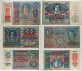Austria - Impero Austriaco - Lotto di 3 banconote: 50 Kronen 1919 P#54a - 20 Kronen 1919 P#53a - 10 Kronen 1919 P#51a

SPEDIZIONE SOLO IN ITALIA - S...