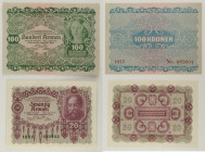 Austria - Lotto di 2 banconote: 20 Kronen 1922 P#76 - 100 Kronen 1922 P#77

SPEDIZIONE SOLO IN ITALIA - SHIPPING ONLY IN ITALY

AU-UNC