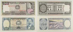 Bolivia - Lotto di 2 banconote: 1.000 Bolivianos 1982 P#167a - 500 Bolivianos 1981 P#166a

SPEDIZIONE IN TUTTO IL MONDO - WORLDWIDE SHIPPING

UNC