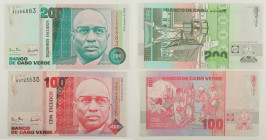 Capo Verde - Lotto di 2 banconote: 200 Escudos 1989 P#58a - 100 Escudos 1989 P#57a

SPEDIZIONE IN TUTTO IL MONDO - WORLDWIDE SHIPPING

EF-UNC
