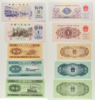 Cina - Lotto di 5 banconote: 5 Jiao 1972 P#880 - 1 Jiao 1962 P#877 - 1 Fen 1953 P#860 - 2 Fen 1953 P#861 - 5 Fen 1953 P#862

SPEDIZIONE SOLO IN ITAL...
