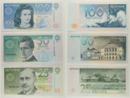 Estonia - Lotto di 3 banconote: 100 Krooni 1991 P#74a - 25 Krooni 1992 P#73b - 50 Krooni 1994 P#78a

SPEDIZIONE IN TUTTO IL MONDO - WORLDWIDE SHIPPI...