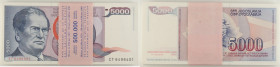 Jugoslavia - Mazzetta di 100 banconote consecutive da 5.000 Dinara 1985 - da CT 6498401 a CT 649850 - P#93

SPEDIZIONE IN TUTTO IL MONDO - WORLDWIDE...