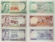 Marocco - Lotto di 3 banconote: 50 Dirhams 1970 P#58a - 10 Dirhams 1970 P#57a - 5 Dirhams 1970 P#56a

SPEDIZIONE IN TUTTO IL MONDO - WORLDWIDE SHIPP...