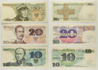 Polonia - Lotto di 3 banconote: 50 Zlotys 1975 P#142a - 20 Zlotys 1982 P#149a(1) - 10 Zlotys 1982 P#148a

SPEDIZIONE IN TUTTO IL MONDO - WORLDWIDE S...