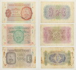 Regno Unito - British Military Authority - Lotto di 3 banconote: 5 Shillings ND (1942-1943) P#M4 - 2 Shillings 6 Pence ND (1943-1945) P#M3 - 1 Shillin...