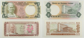 Sierra Leone - Lotto di 2 banconote: One Leone 1984 P#5e - Fifty Cents 1984 P#4e

SPEDIZIONE IN TUTTO IL MONDO - WORLDWIDE SHIPPING

AU