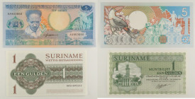 Suriname - Lotto di 2 banconote: 5 Gulden 1986 P#130a - 1 Gulden 1984 P#116h

SPEDIZIONE IN TUTTO IL MONDO - WORLDWIDE SHIPPING

UNC